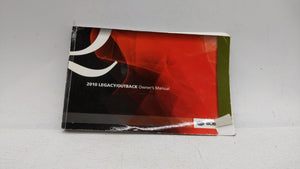 2010 Subaru Legacy Owners Manual Book Guide OEM Used Auto Parts - Oemusedautoparts1.com