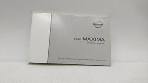 2010 Nissan Maxima Owners Manual Book Guide OEM Used Auto Parts - Oemusedautoparts1.com