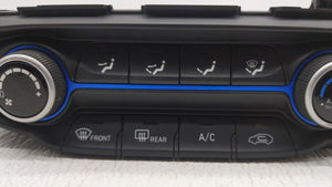 2019 Hyundai Veloster Climate Control Module Temperature AC/Heater Replacement Fits OEM Used Auto Parts - Oemusedautoparts1.com