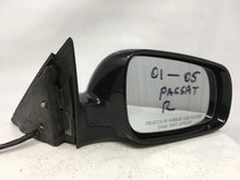 2003 Volkswagen Passat Side Mirror Replacement Passenger Right View Door Mirror P/N:BLACK PASSENGER RIGHT Fits OEM Used Auto Parts - Oemusedautoparts1.com