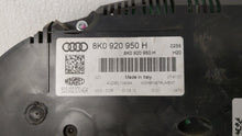 2010-2012 Audi A4 Instrument Cluster Speedometer Gauges P/N:8K0920950H,8K0 920 950 E 8K0 920 950 H Fits 2010 2011 2012 OEM Used Auto Parts - Oemusedautoparts1.com