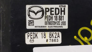 2014 Mazda 3 PCM Engine Computer ECU ECM PCU OEM P/N:PE19 18 881A PS5G 18 8K2 Fits OEM Used Auto Parts