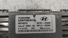 2011-2014 Hyundai Sonata PCM Engine Computer ECU ECM PCU OEM P/N:39101-2G667 39101-2G669 Fits 2011 2012 2013 2014 OEM Used Auto Parts - Oemusedautoparts1.com