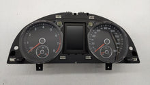 2010-2011 Volkswagen Cc Instrument Cluster Speedometer Gauges P/N:3C8920970MX 3C8920970M Fits 2010 2011 OEM Used Auto Parts - Oemusedautoparts1.com