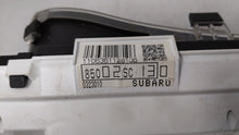 2009 Subaru Forester Instrument Cluster Speedometer Gauges P/N:85002SC130 Fits OEM Used Auto Parts - Oemusedautoparts1.com