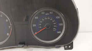 2012-2013 Hyundai Accent Instrument Cluster Speedometer Gauges P/N:94001-1R000 94001-1R020 Fits 2012 2013 OEM Used Auto Parts - Oemusedautoparts1.com