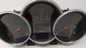 2012 Chevrolet Cruze Instrument Cluster Speedometer Gauges P/N:95940656 95487986 Fits OEM Used Auto Parts - Oemusedautoparts1.com