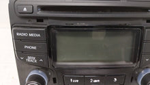 2012-2015 Hyundai Sonata Radio AM FM Cd Player Receiver Replacement P/N:96180-3Q600 96180-3Q700 Fits 2012 2013 2014 2015 OEM Used Auto Parts - Oemusedautoparts1.com