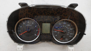 2014 Subaru Xv Crosstrek Instrument Cluster Speedometer Gauges P/N:850 12FJ530 85012FJ530 Fits OEM Used Auto Parts - Oemusedautoparts1.com
