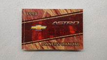 1998 Chevrolet Astro Owners Manual Book Guide OEM Used Auto Parts - Oemusedautoparts1.com