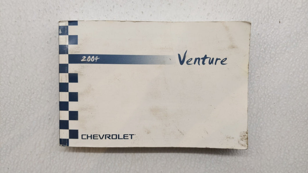 2004 Chevrolet Venture Owners Manual Book Guide P/N:10336276 OEM Used Auto Parts - Oemusedautoparts1.com