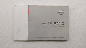 2006 Nissan Murano Owners Manual Book Guide P/N:OM6E-OZ50U0 OEM Used Auto Parts - Oemusedautoparts1.com