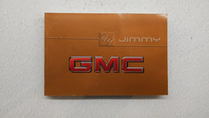 1999 Gmc Jimmy Owners Manual Book Guide OEM Used Auto Parts - Oemusedautoparts1.com