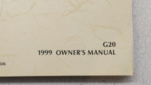 1999 Infiniti G20 Owners Manual Book Guide OEM Used Auto Parts - Oemusedautoparts1.com