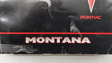 2002 Pontiac Montana Owners Manual Book Guide OEM Used Auto Parts - Oemusedautoparts1.com