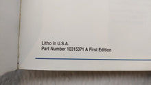 2002 Pontiac Montana Owners Manual Book Guide OEM Used Auto Parts - Oemusedautoparts1.com