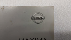 2004 Nissan Maxima Owners Manual Book Guide OEM Used Auto Parts - Oemusedautoparts1.com