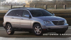 2007 Chrysler Pacifica Owners Manual Book Guide OEM Used Auto Parts - Oemusedautoparts1.com