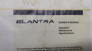 2010 Hyundai Elantra Owners Manual Book Guide OEM Used Auto Parts - Oemusedautoparts1.com