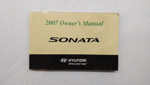 2007 Hyundai Sonata Owners Manual Book Guide OEM Used Auto Parts - Oemusedautoparts1.com