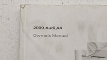 2009 Audi A4 Owners Manual Book Guide OEM Used Auto Parts - Oemusedautoparts1.com