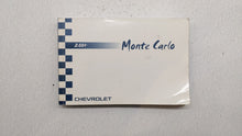 2004 Chevrolet Monte Carlo Owners Manual Book Guide P/N:10335960 OEM Used Auto Parts - Oemusedautoparts1.com