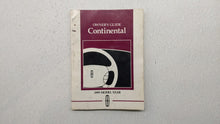 1999 Lincoln Continental Owners Manual Book Guide P/N:XF3J-19A321-AA OEM Used Auto Parts - Oemusedautoparts1.com