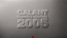 2005 Mitsubishi Galant Owners Manual Book Guide P/N:9290A438 OEM Used Auto Parts - Oemusedautoparts1.com