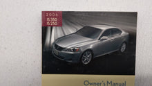 2006 Lexus Is350 Owners Manual Book Guide P/N:01999-53619 OEM Used Auto Parts - Oemusedautoparts1.com