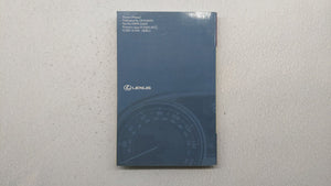 2006 Lexus Is350 Owners Manual Book Guide P/N:01999-53619 OEM Used Auto Parts - Oemusedautoparts1.com