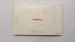 2004 Nissan Sentra Owners Manual Book Guide P/N:OM4E-0B15U0 OEM Used Auto Parts - Oemusedautoparts1.com