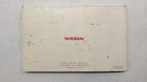 2004 Nissan Sentra Owners Manual Book Guide P/N:OM4E-0B15U0 OEM Used Auto Parts - Oemusedautoparts1.com