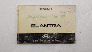 2002 Hyundai Elantra Owners Manual Book Guide OEM Used Auto Parts