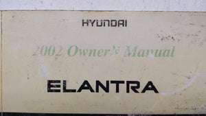 2002 Hyundai Elantra Owners Manual Book Guide OEM Used Auto Parts
