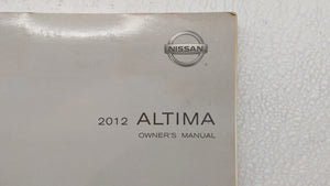 2012 Nissan Altima Owners Manual Book Guide P/N:OM2E 0L32U0 OEM Used Auto Parts - Oemusedautoparts1.com