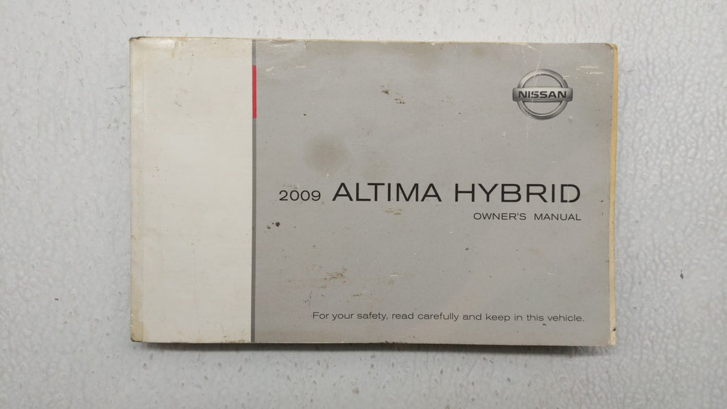 2009 Nissan Altima Owners Manual Book Guide P/N:OM9E-HL32U0 OEM Used Auto Parts - Oemusedautoparts1.com