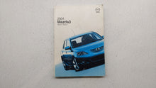 2004 Mazda 3 Owners Manual Book Guide P/N:8S18-EA-03I OEM Used Auto Parts - Oemusedautoparts1.com