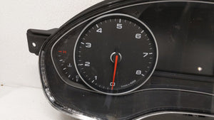 2014-2015 Audi A6 Instrument Cluster Speedometer Gauges P/N:4G8 920 984 K Fits 2014 2015 OEM Used Auto Parts - Oemusedautoparts1.com