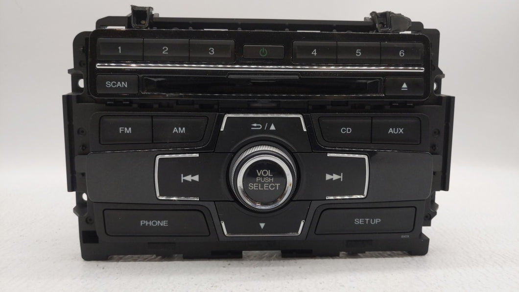 2013-2015 Honda Civic Radio AM FM Cd Player Receiver Replacement P/N:39100-TR3-A314-M1 39100-TS8-L314-M1 Fits 2013 2014 2015 OEM Used Auto Parts - Oemusedautoparts1.com