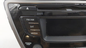 2013 Hyundai Elantra Radio AM FM Cd Player Receiver Replacement P/N:96170-3X155RA5 Fits OEM Used Auto Parts - Oemusedautoparts1.com