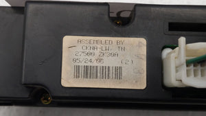 2007-2008 Nissan Maxima Climate Control Module Temperature AC/Heater Replacement P/N:27500-ZK30A Fits 2007 2008 OEM Used Auto Parts - Oemusedautoparts1.com