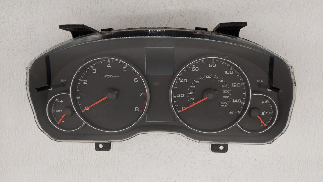 2013-2014 Subaru Legacy Instrument Cluster Speedometer Gauges P/N:85004AJ01A Fits 2013 2014 OEM Used Auto Parts - Oemusedautoparts1.com