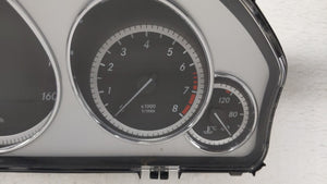 2010-2011 Mercedes-Benz E550 Instrument Cluster Speedometer Gauges P/N:A2129005004 212 900 50 04 Fits 2010 2011 OEM Used Auto Parts - Oemusedautoparts1.com