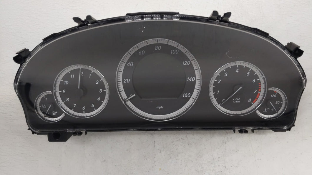 2010 Mercedes-Benz E350 Instrument Cluster Speedometer Gauges P/N:212 900 42 04 2129004204 Fits OEM Used Auto Parts - Oemusedautoparts1.com