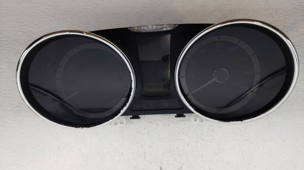 2011-2015 Hyundai Sonata Instrument Cluster Speedometer Gauges P/N:94001-4R003 Fits 2011 2012 2013 2014 2015 OEM Used Auto Parts - Oemusedautoparts1.com