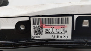 2006 Subaru Legacy Instrument Cluster Speedometer Gauges P/N:85000AG07A Fits OEM Used Auto Parts - Oemusedautoparts1.com