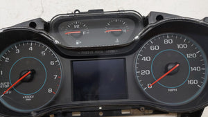 2018 Chevrolet Cruze Instrument Cluster Speedometer Gauges P/N:39084636 42668707 Fits OEM Used Auto Parts - Oemusedautoparts1.com