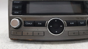 2010-2012 Subaru Legacy Radio AM FM Cd Player Receiver Replacement P/N:86201AJ60A Fits 2010 2011 2012 OEM Used Auto Parts - Oemusedautoparts1.com