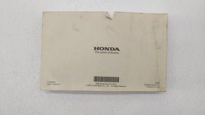 2003 Honda Accord Owners Manual Book Guide P/N:00X31-SDN-6011 OEM Used Auto Parts - Oemusedautoparts1.com