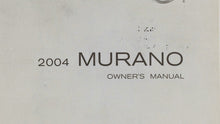 2004 Nissan Murano Owners Manual Book Guide OEM Used Auto Parts - Oemusedautoparts1.com